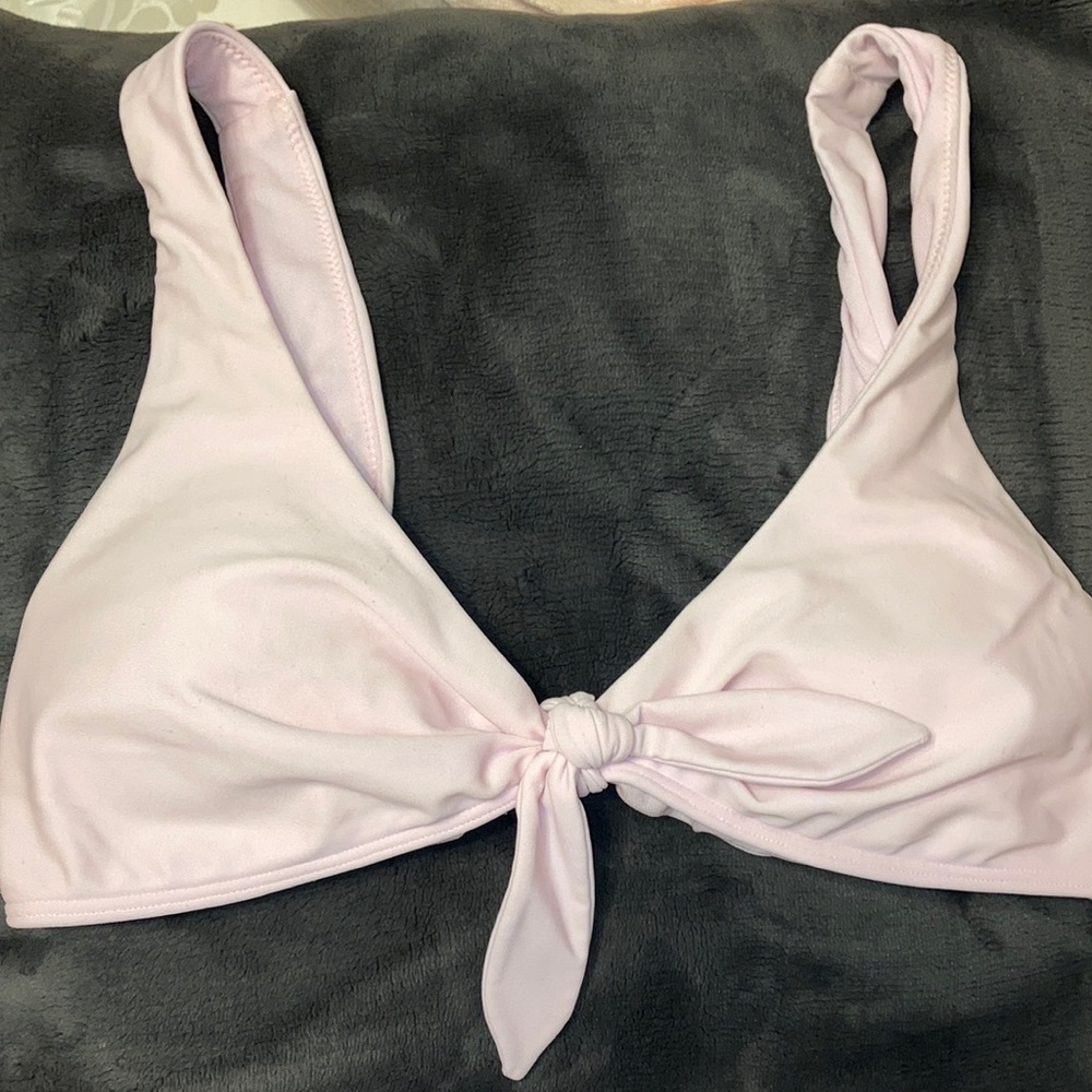 hollister pink bikini top
